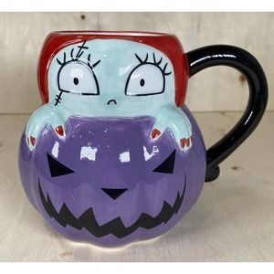 Nightmare Before Christmas Sally 3D Pumpkin Halloween Ceramic‎ Mug 20 Oz NEW